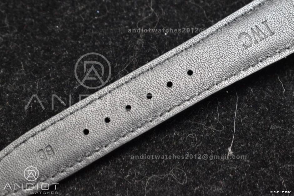 RG 1018 1:1 A52610 Calendar Best Portugieser 5033 Strap on White Black Leather APSF Clone BestValue Perpetual Dial Edition 0912